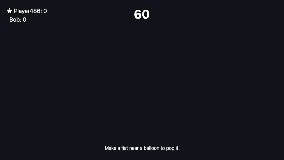 AR Balloon Pop: în joc